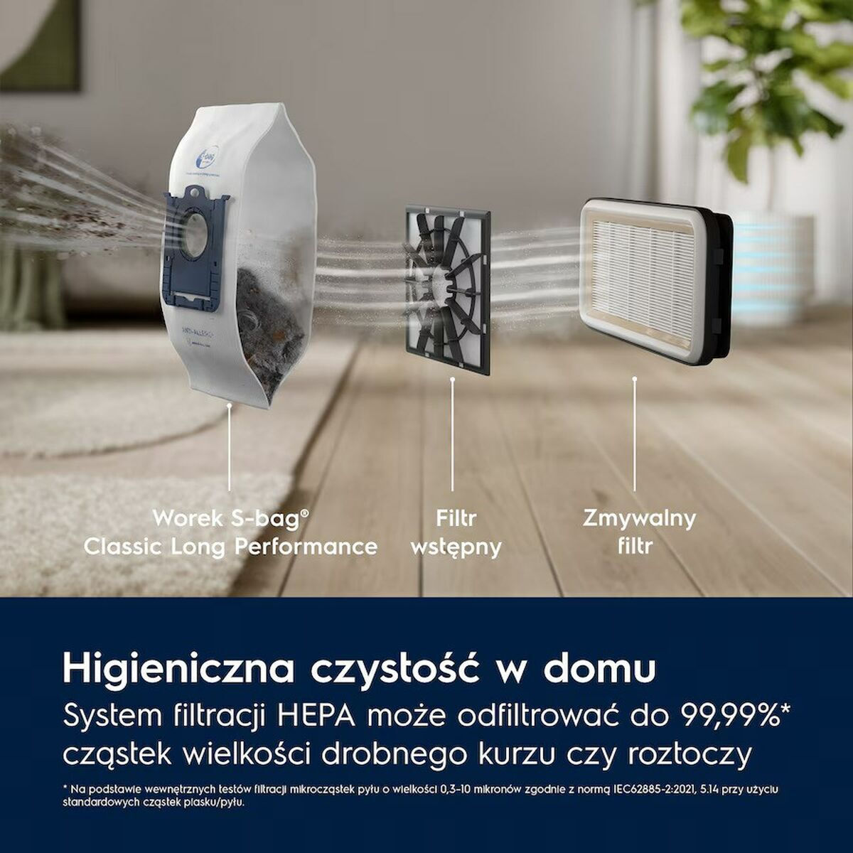 Electrolux 750W με Σακούλα Μπλε EB51C1OG - Image 3