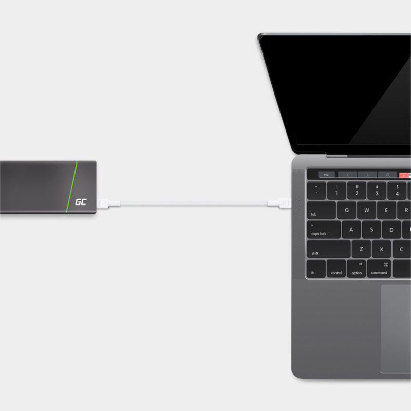 Green Cell Powerstream USB 3.2 USB-C male - USB-C 60W 1.2m - Image 4