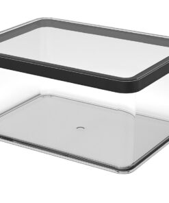 Alternative view of Rotho Babydesign Loft Βάζο Γενικής Χρήσης με Καπάκι Γυάλινο Μαύρο 2250ml