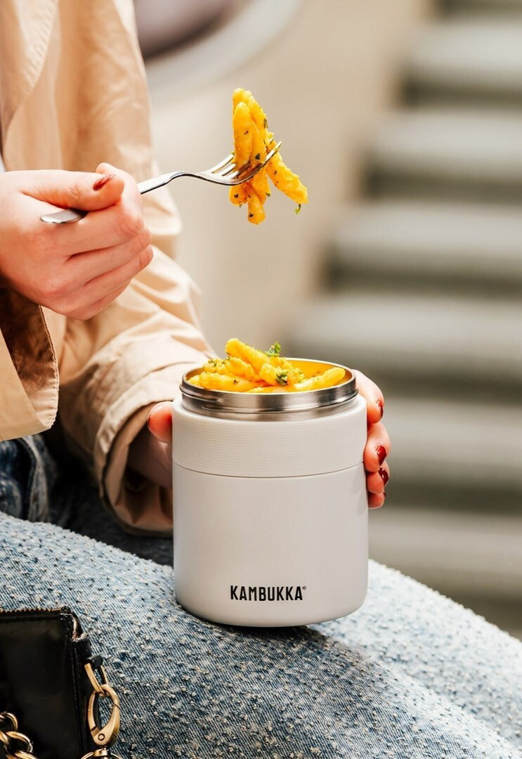 Kambukka Δοχείο Φαγητού Λευκό 600ml - Image 3