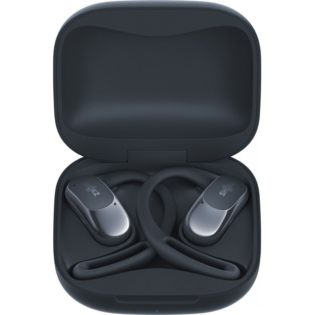 Shokz OpenFit Air Open Ear Bluetooth Handsfree Ακουστικά με Αντοχή στον Ιδρώτα και Θήκη Φόρτισης Μαύρα - Image 3