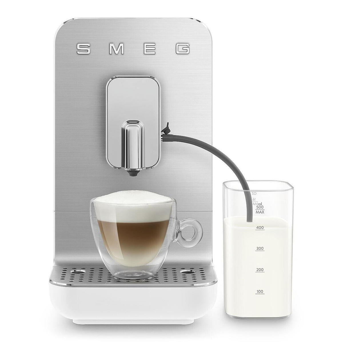Smeg Αυτόματη Μηχανή Espresso 1350W Πίεσης 19bar με Μύλο Άλεσης Λευκή BCC13WHMEU - Image 3