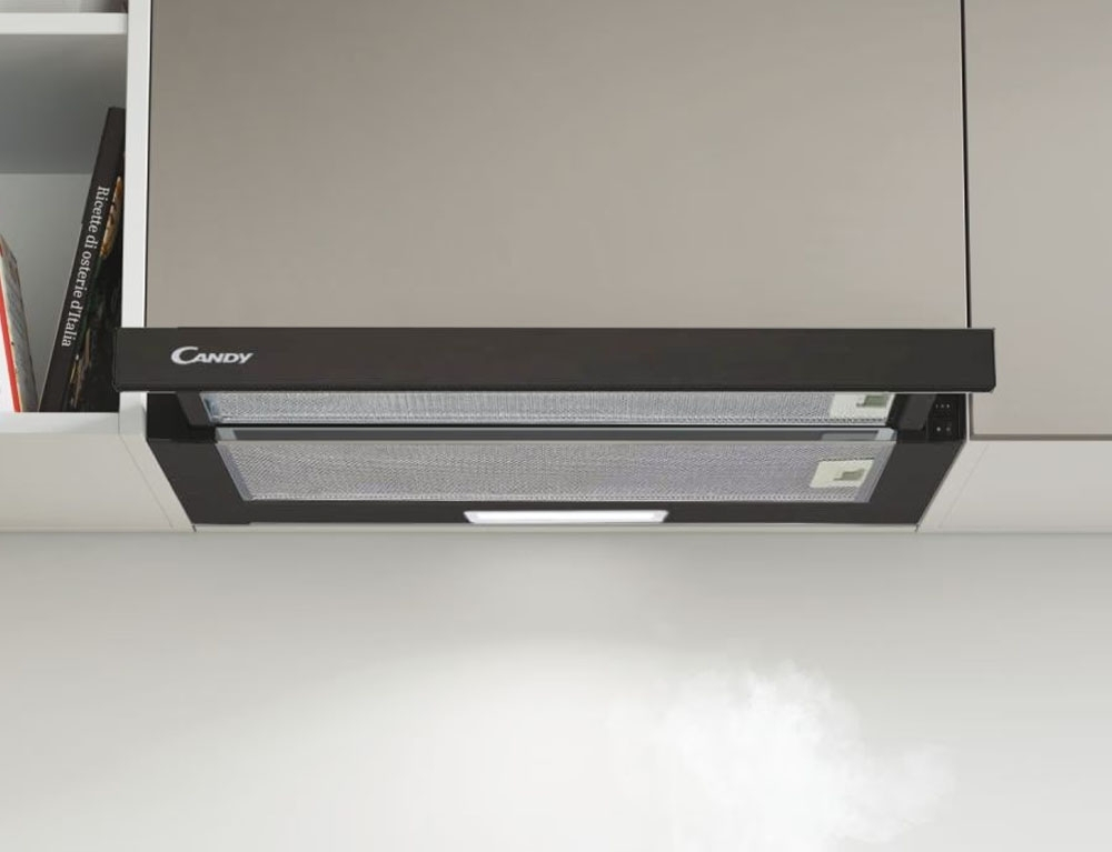 Candy Συρόμενος Απορροφητήρας 60cm Μαύρος CBT625/2B/1 - Image 8