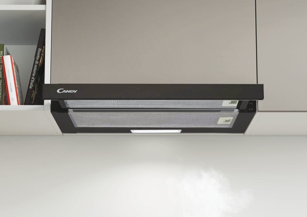 Candy Συρόμενος Απορροφητήρας 60cm Μαύρος CBT625/2B/1 - Image 11