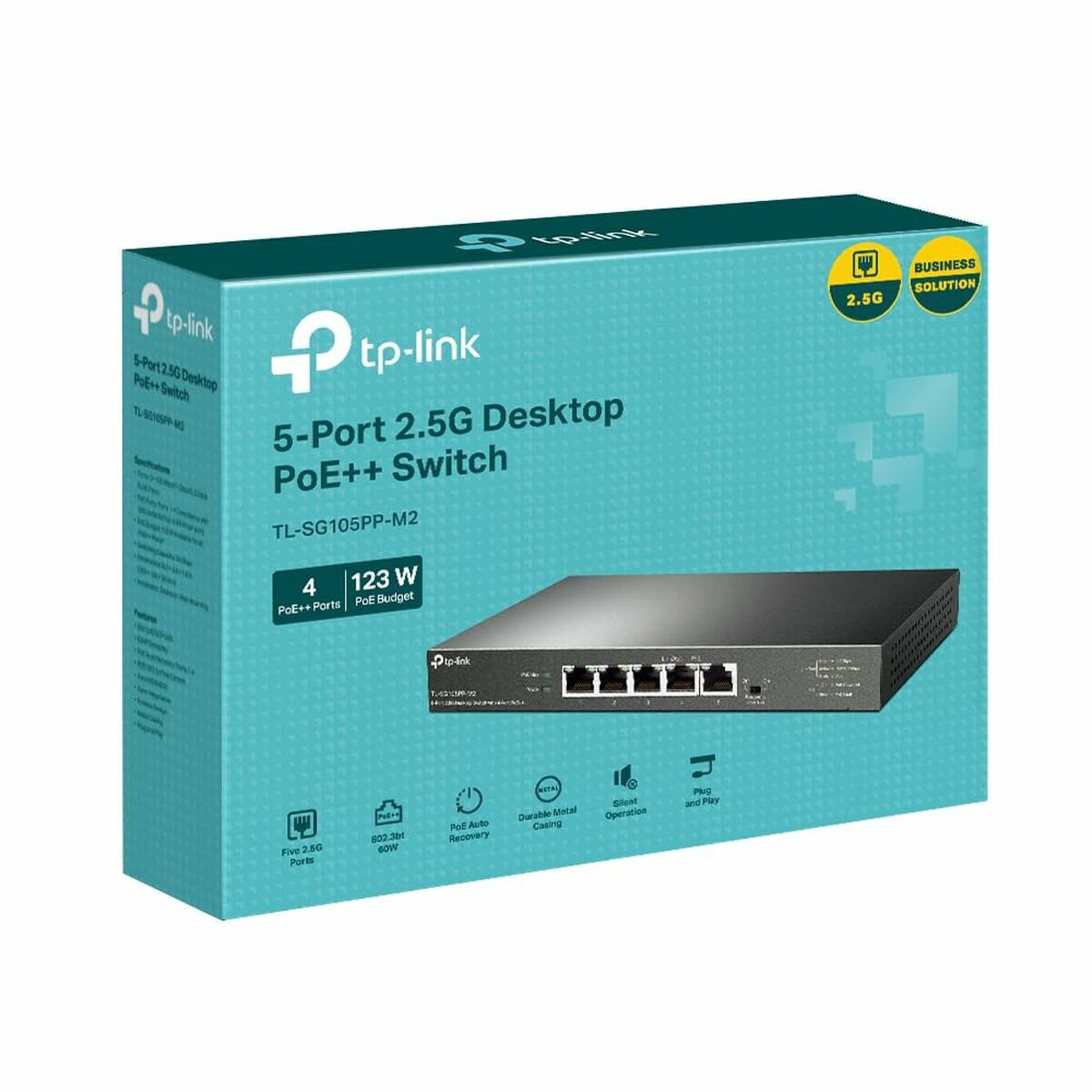 TP-LINK TL-SG105PP-M2 v1 Unmanaged L2 PoE++ - Image 3