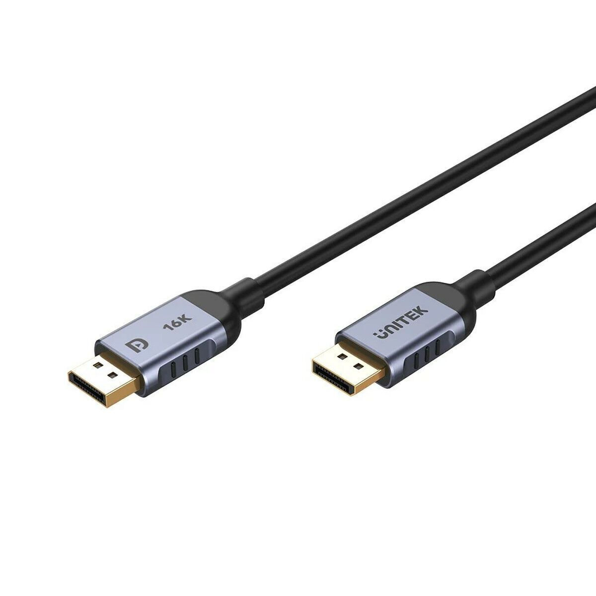 Unitek Cable DisplayPort male - DisplayPort male 2m Μαύρο (C1626GY01-2M)