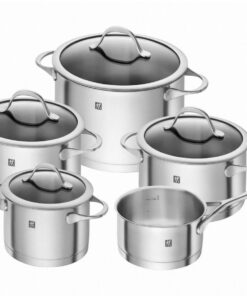 Zwilling J.A. Henckels Essence Σετ Μαγειρικά Σκεύη από Ανοξείδωτο Ατσάλι Ασημί 3τμχ