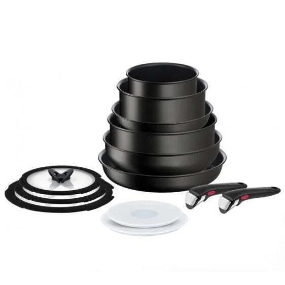 Tefal Ingenio Unlimited Σετ Μαγειρικά Σκεύη από Αλουμίνιο Black με Αντικολλητική Επίστρωση 13τμχ - Image 2