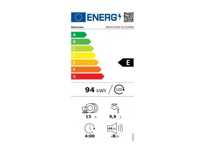 Electrolux Ελεύθερο για 13 Σερβίτσια Π59.6xY84.5εκ. ESA47210SX - Image 2