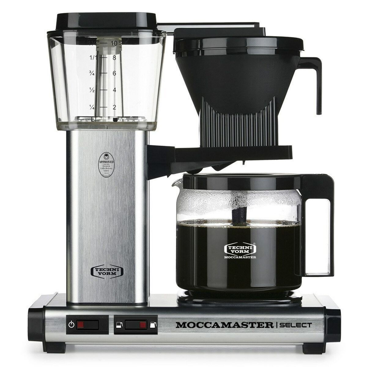 Moccamaster KBG 741 Select Καφετιέρα Φίλτρου 1520W Silver Brushed