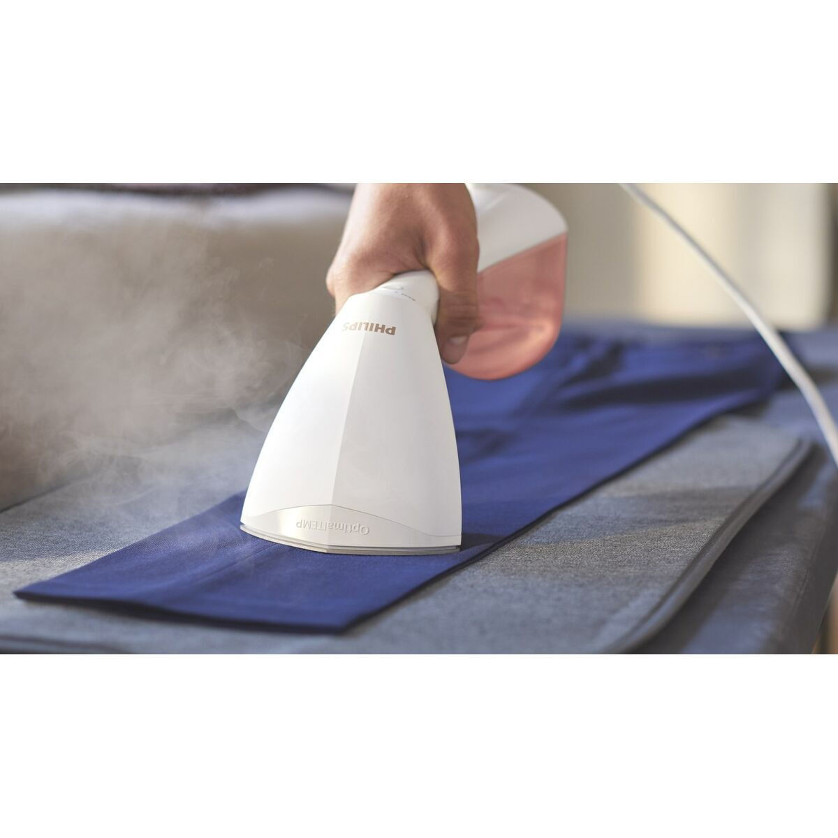 Philips Ατμοκαθαριστής Ρούχων Χειρός 1600W με Δοχείο 230ml Λευκός - Image 4