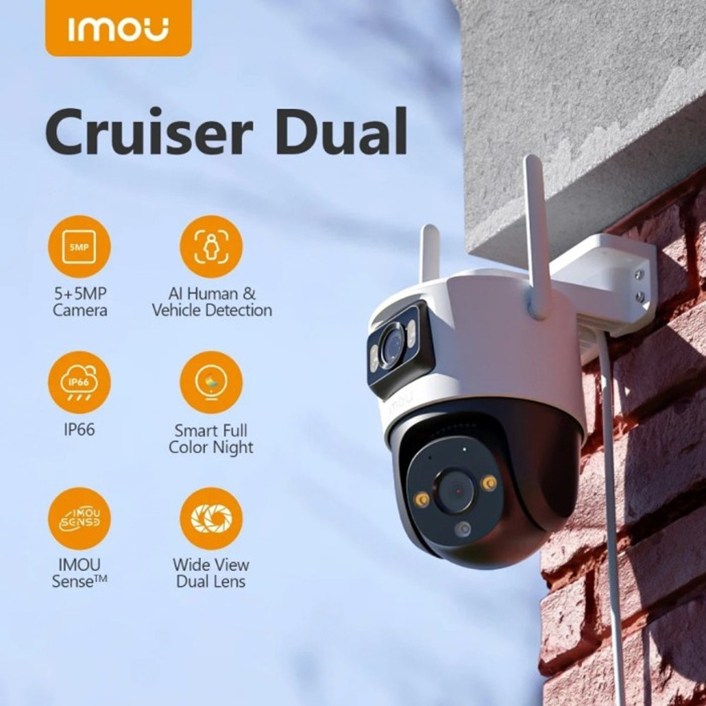 Imou Cruiser Dual IP Αδιάβροχη Dual Κάμερα Wi-Fi - Image 8