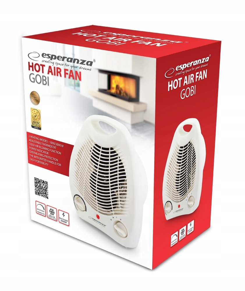 Esperanza Gobi Αερόθερμο Δωματίου Δαπέδου 2000W - Image 9