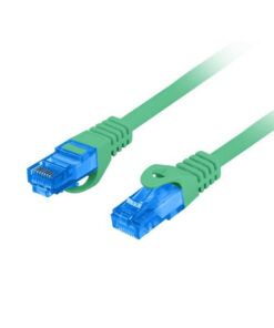 Lanberg S/FTP Cat.6a Καλώδιο Δικτύου Ethernet 0.5m Πράσινο (PCF6A-10CC-0050-G)