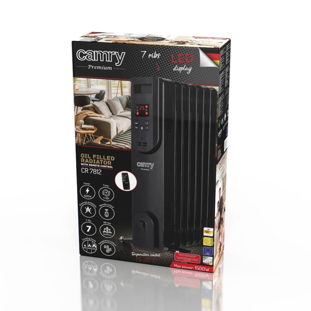 Camry Καλοριφέρ Λαδιού με 7 Φέτες 1500W - Image 3