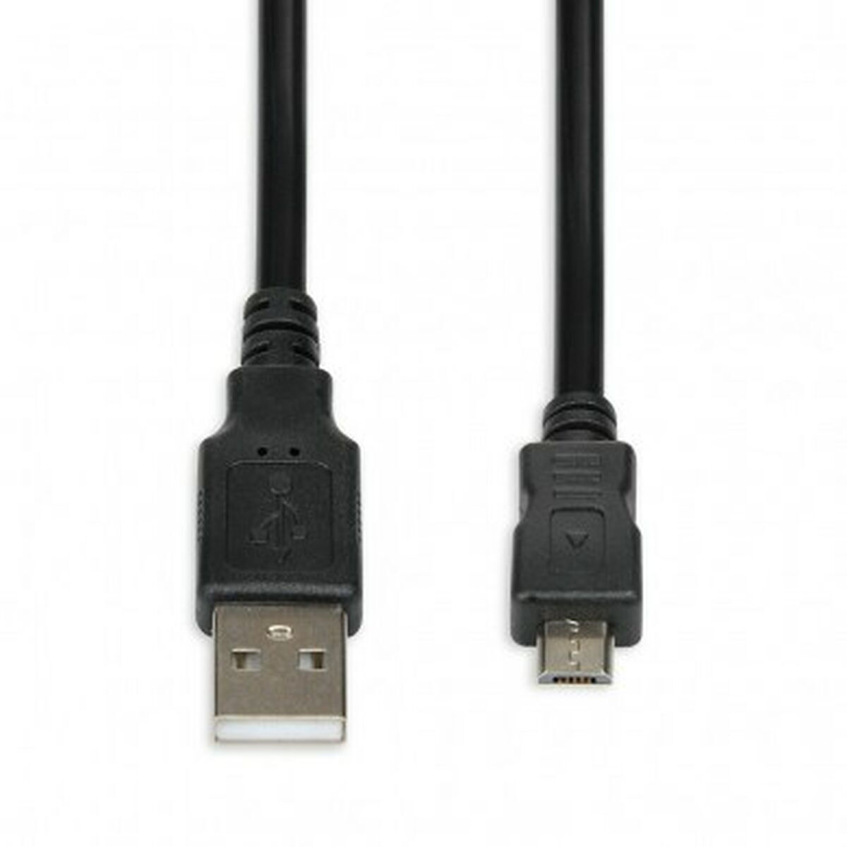 iBox Regular USB 2.0 to micro USB Cable Μαύρο 1.8m (IKU2M18)