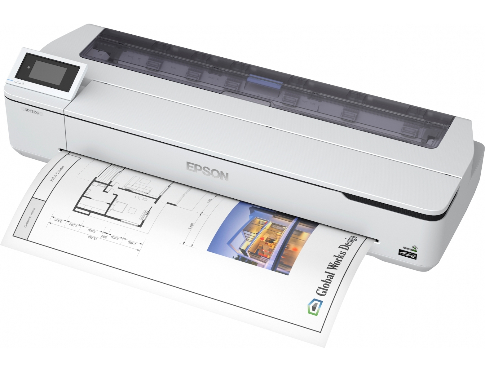 Epson SureColor SC-T5100N Plotter - 36'' (914mm) με Wi-Fi - Image 4