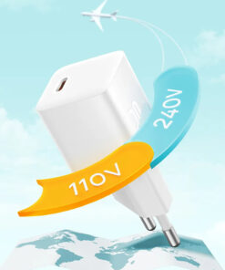 Alternative view of Baseus Φορτιστής GaN με Θύρα USB-C και Καλώδιο USB-C - USB-C 30W Moon White (Gan5)