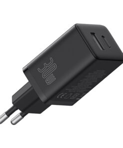 Alternative view of Baseus Φορτιστής Χωρίς Καλώδιο με Θύρα USB-A και Θύρα USB-C 30W Μαύρος (Cube)