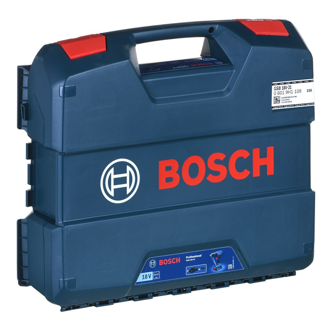 Bosch Pro GSB 18V-21 Κρουστικό Δραπανοκατσάβιδο 18V 2x2Ah - Image 3