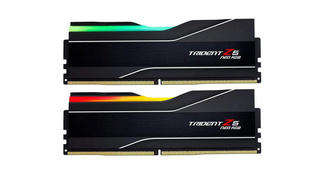 G.Skill Trident Z5 Neo RGB DDR5 32GB RAM με 2x16GB Modules και Ταχύτητα 6400 για Desktop F5-6400J3039G16GX2-TZ5NR - Image 4