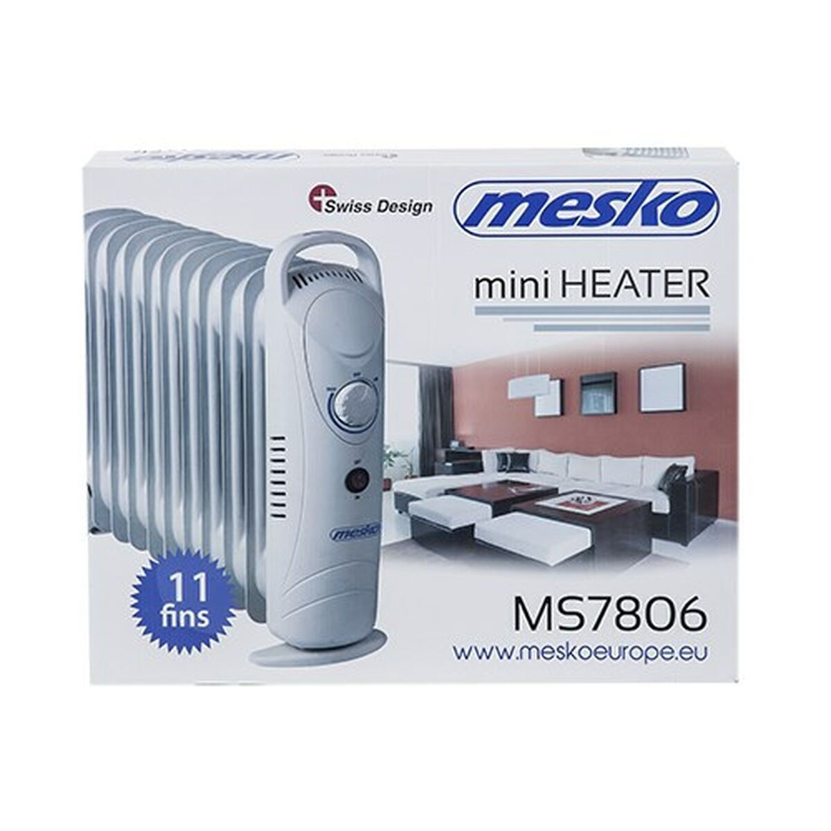 Mesko MS 7806 Καλοριφέρ Λαδιού με 11 φέτες 1200W - Image 6