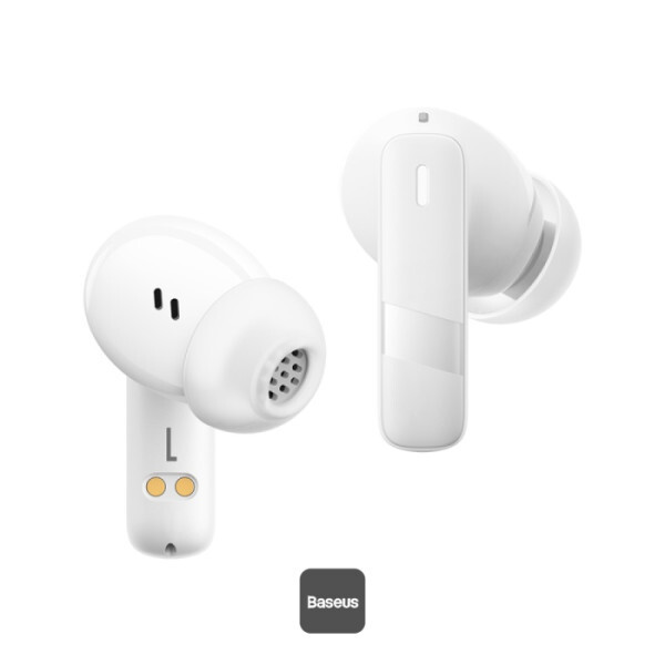 Baseus Bowie E20 In-ear Bluetooth Handsfree Ακουστικά με Αντοχή στον Ιδρώτα και Θήκη Φόρτισης Λευκά - Image 2