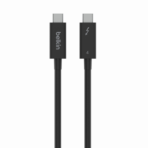 Belkin Thunderbolt 4 Cable 100W Μαύρο 0.8m (INZ002BT2MBK)