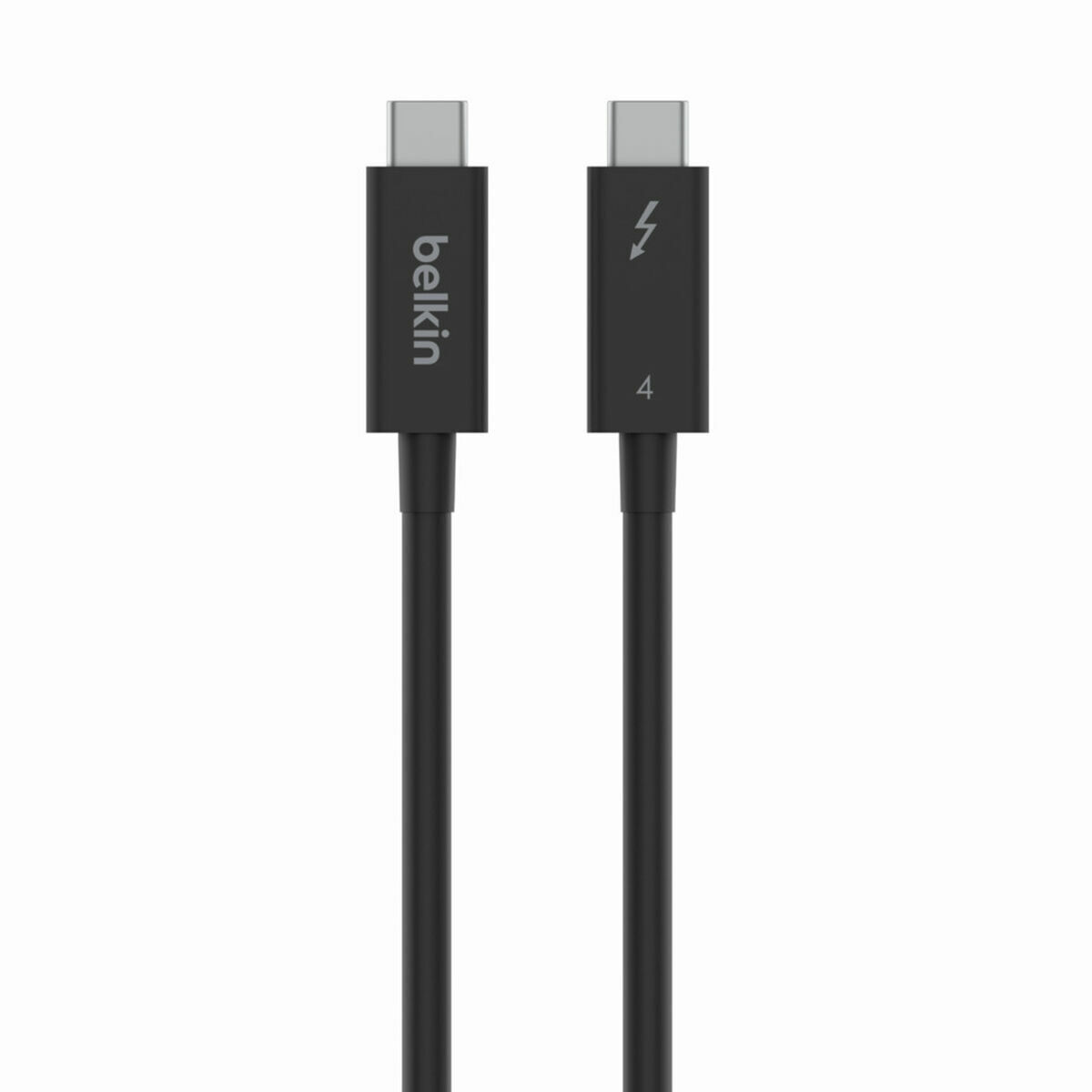 Belkin Thunderbolt 4 Cable 100W Μαύρο 0.8m (INZ002BT2MBK) - Image 4