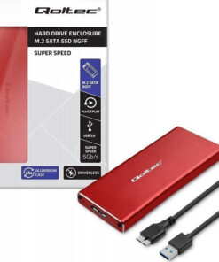 Alternative view of Qoltec Θήκη για Σκληρό Δίσκο M.2 SATA III με σύνδεση USB 3.0 σε χρώμα
