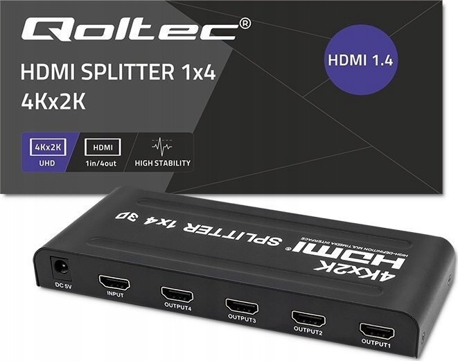 Qoltec Splitter 51798 5901878517988 - Image 2