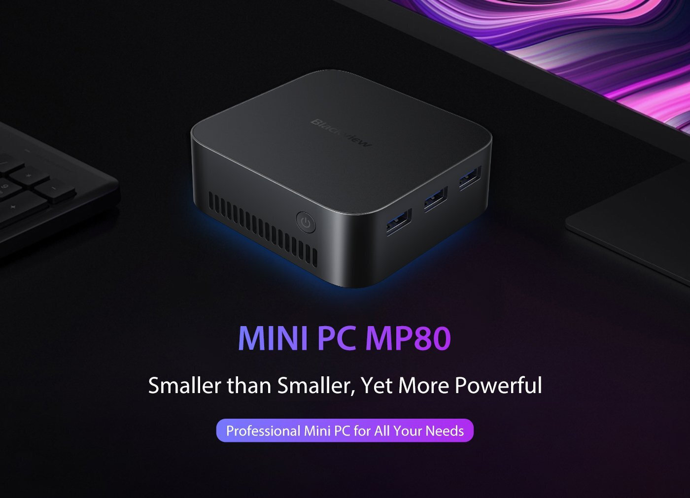 BlackView MP80 Mini PC (N-Series N97/16GB DDR4/1TB SSD/W11 Pro) - Image 3