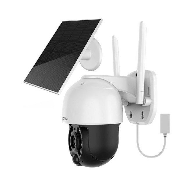 Foscam B4-W+SOLAR IP Αδιάβροχη Κάμερα Full HD+ 4MP