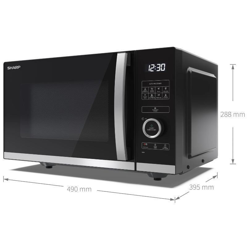 Sharp YC-QS254AE-B 25lt Μαύρος - Image 2