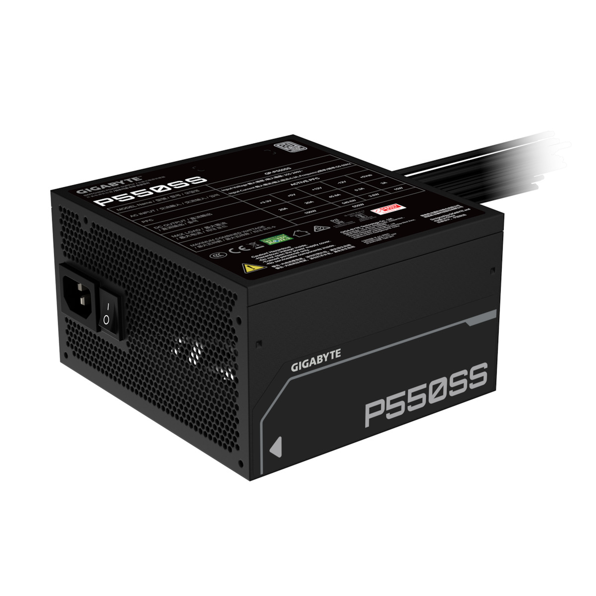 Gigabyte GP-P550SS 550W Full Wired 80 Plus Silver - Image 2
