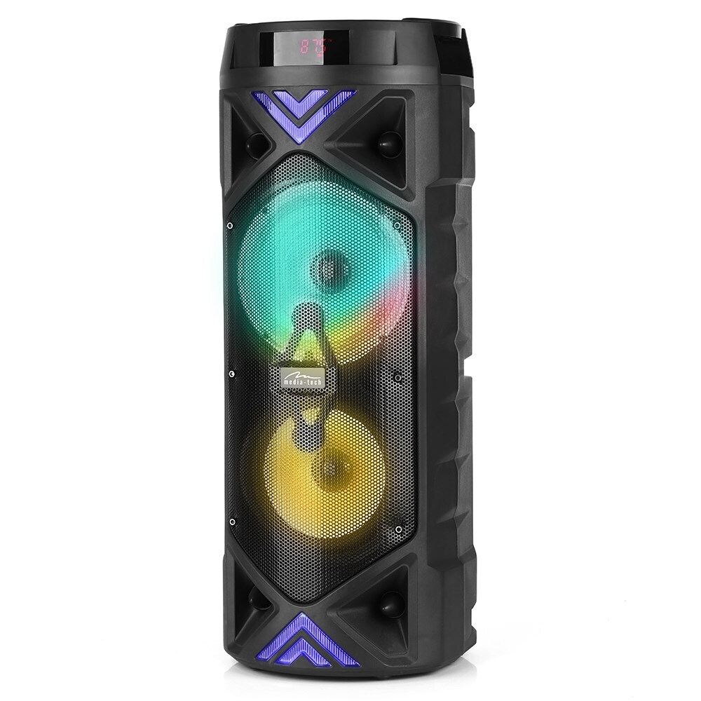 Media-Tech Σύστημα Karaoke με Ενσύρματo Μικρόφωνo Audio Bt Funbox Keg Pro σε Μαύρο Χρώμα - Image 6
