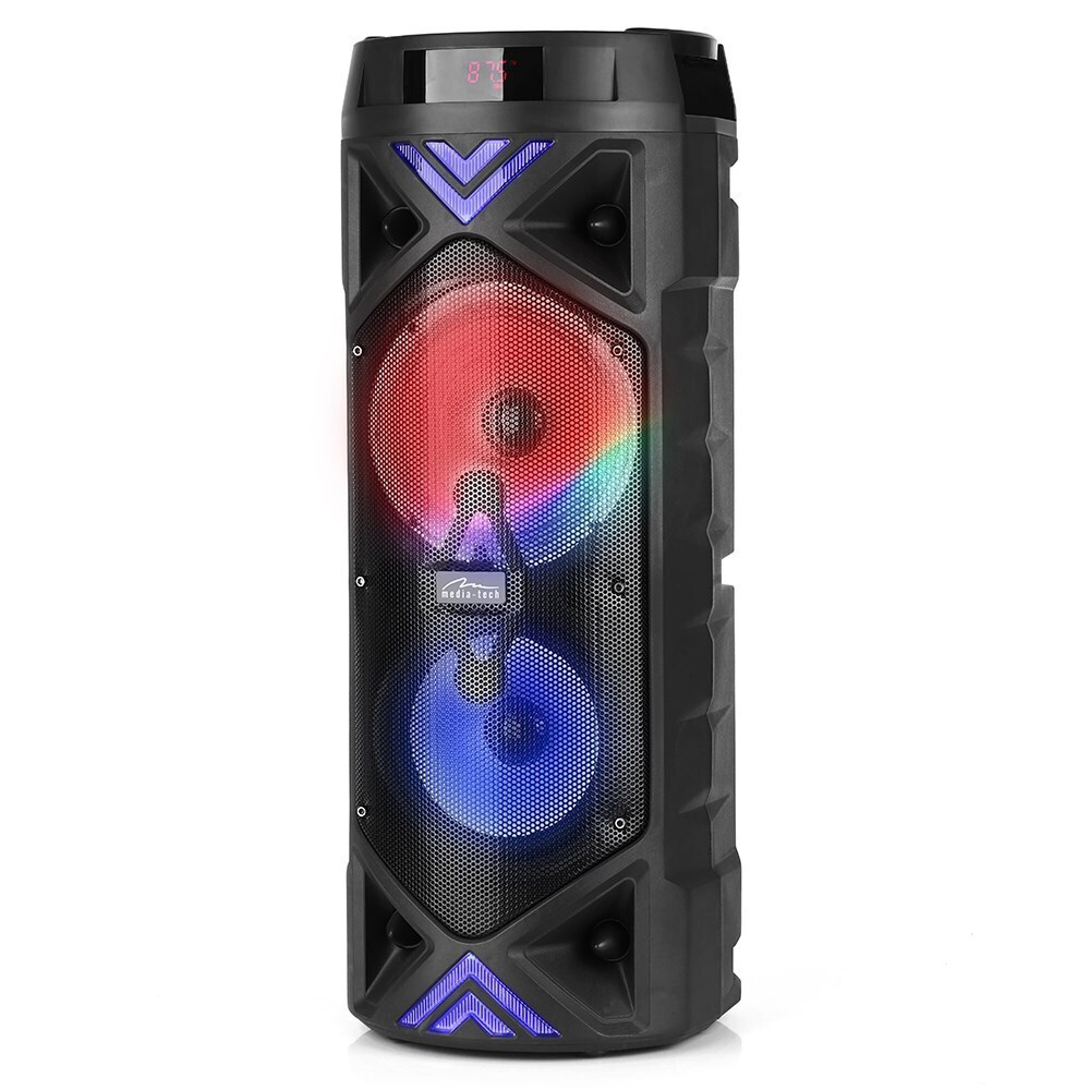 Media-Tech Σύστημα Karaoke με Ενσύρματo Μικρόφωνo Audio Bt Funbox Keg Pro σε Μαύρο Χρώμα - Image 7