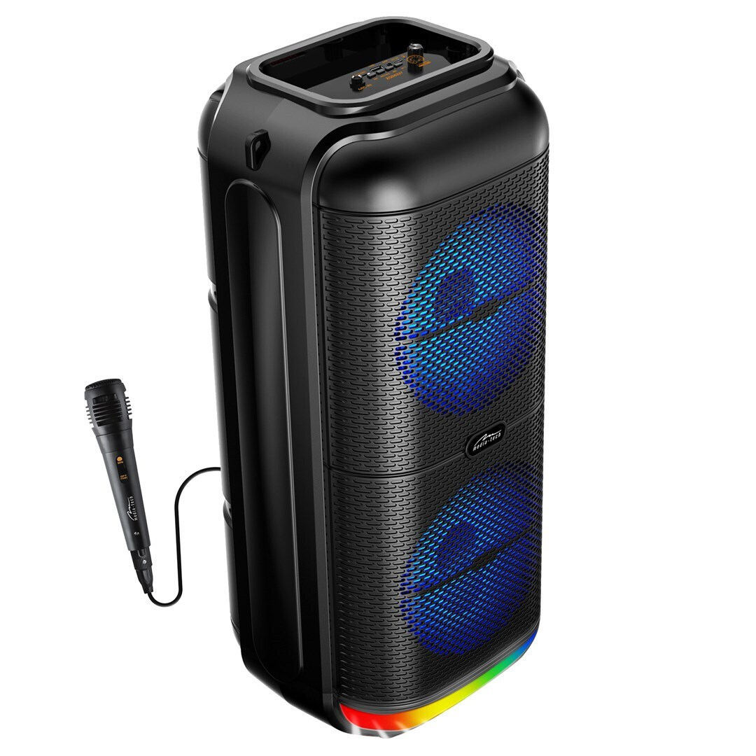 Media-Tech Σύστημα Karaoke με Ενσύρματo Μικρόφωνo Audio Disco σε Μαύρο Χρώμα - Image 3