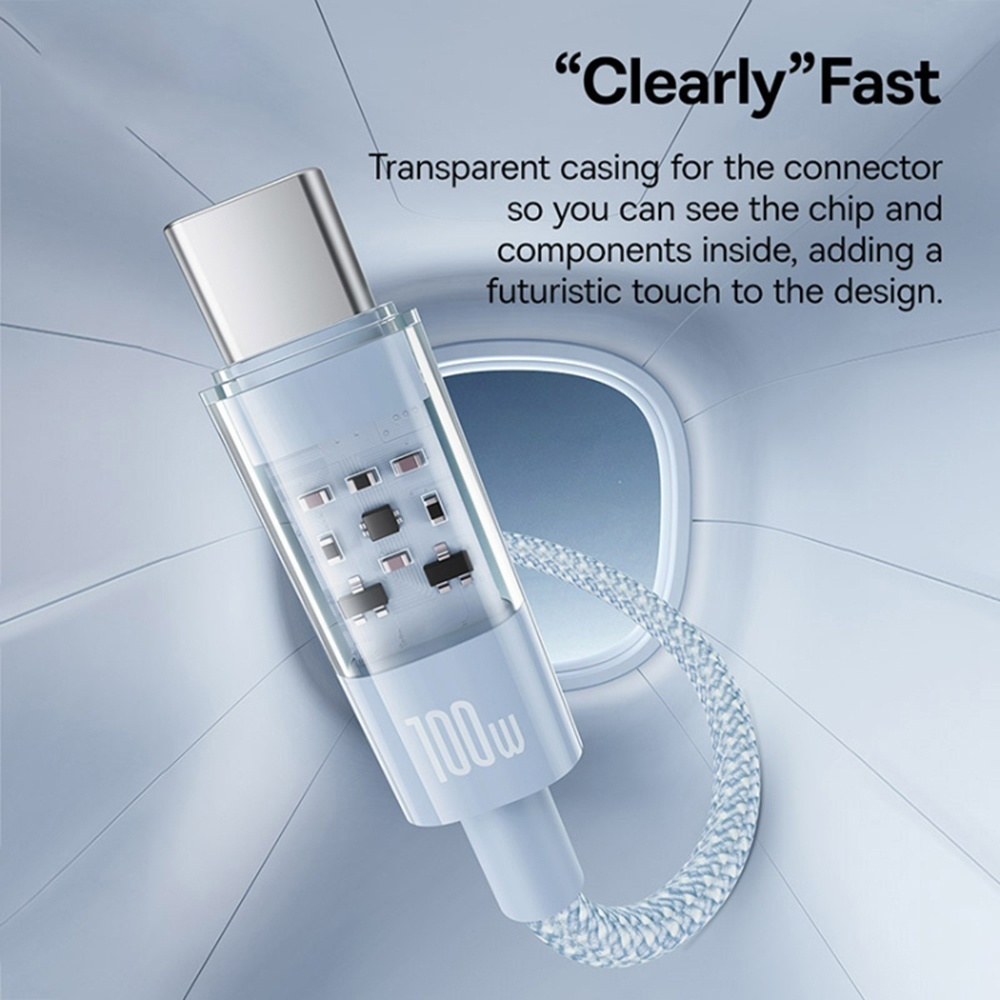 Baseus Gem USB 2.0 USB-C male - USB-A 100W - Image 4