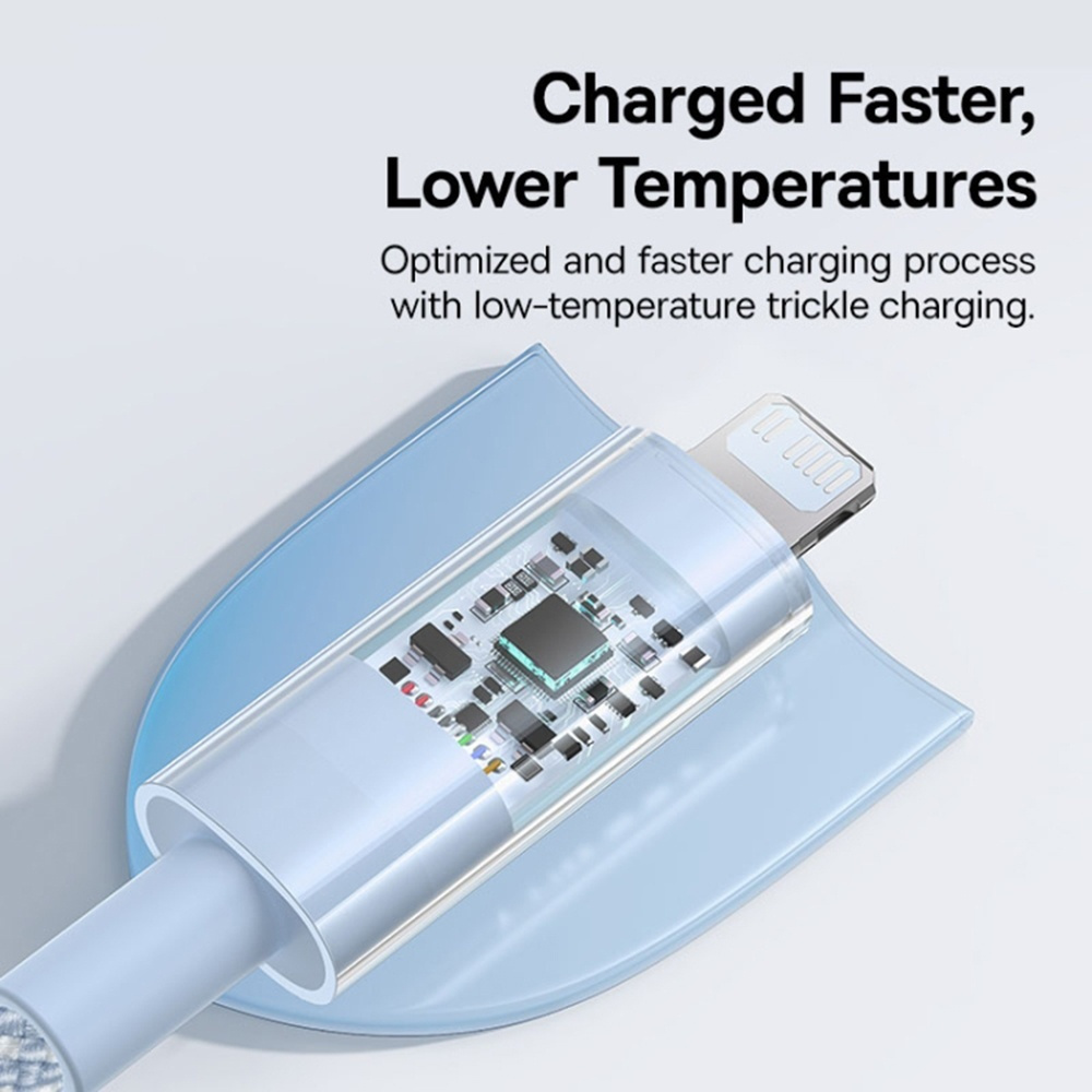 Baseus Gem USB-C to Lightning Cable 20W Μπλε 2m P10373001311-01 - Image 3