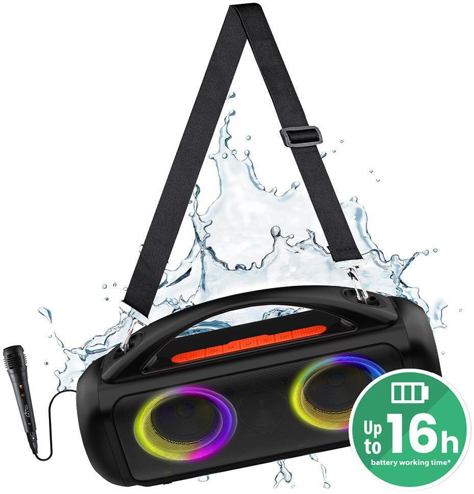 Media-Tech Ηχείο με λειτουργία Karaoke Audio Pro σε Μαύρο Χρώμα - Image 4