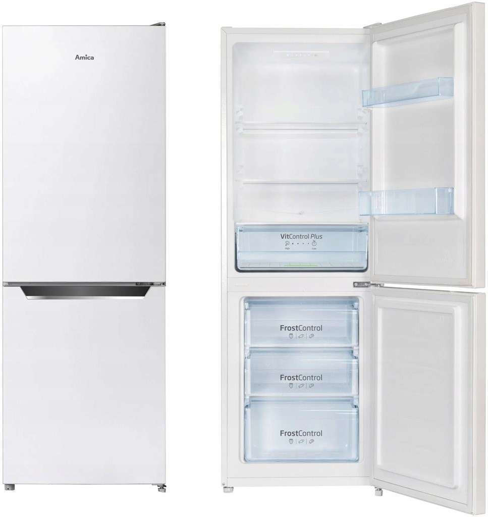 Amica Ψυγειοκαταψύκτης 227lt NoFrost Λευκός FK2425.4UNT - Image 2