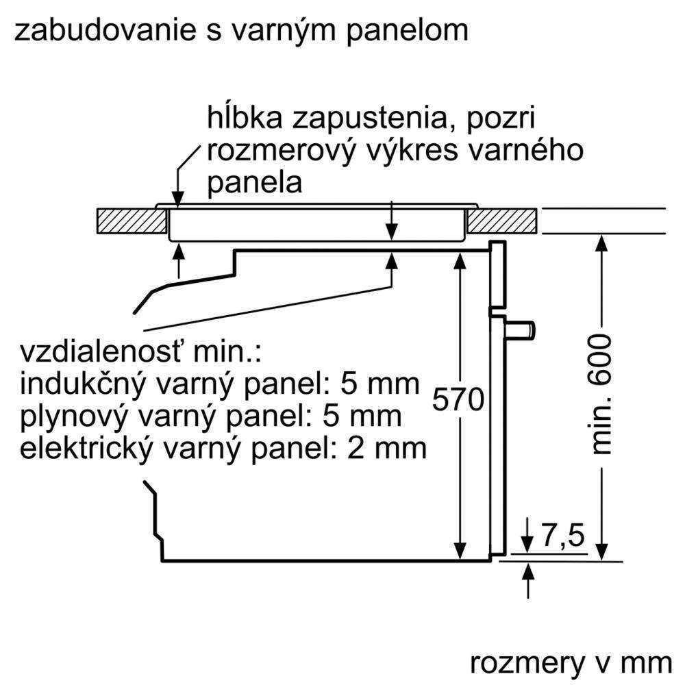 Bosch Άνω Πάγκου Μαύρος HBA334EB3 - Image 9