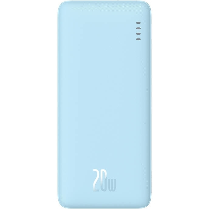 Baseus Airpow Power Bank 10000mAh 20W με Θύρα USB-A και Θύρα USB-C Power Delivery Μπλε