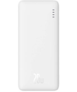 Alternative view of Baseus Airpow Power Bank 10000mAh 20W με Θύρα USB-A και Θύρα USB-C Power Delivery Λευκό