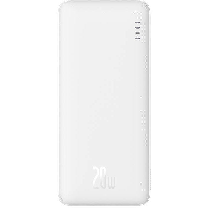 Baseus Airpow Power Bank 10000mAh 20W με Θύρα USB-A και Θύρα USB-C Power Delivery Λευκό - Image 2