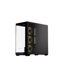 Alternative view of Krux Exo Gaming Midi Tower Κουτί Υπολογιστή με Πλαϊνό Παράθυρο και ARGB Φωτισμό Μαύρο