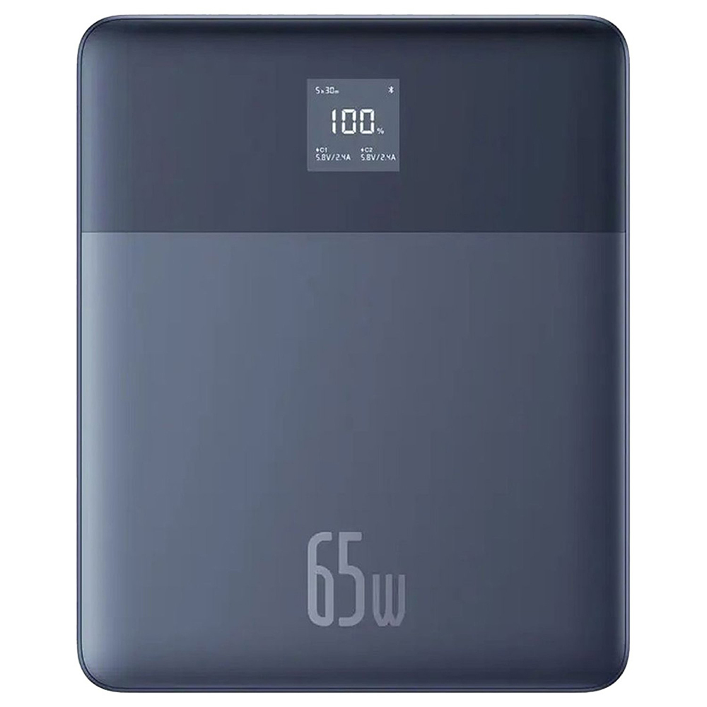 Baseus Blade2 Power Bank 12000mAh 65W με 2 Θύρες USB-C Mariana Blue