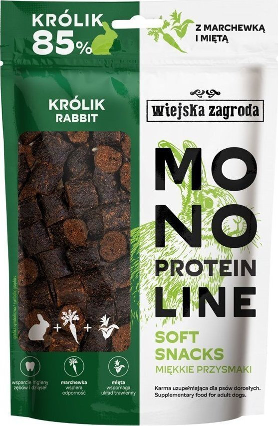 Wiejska Zagroda Soft Snacks Λιχουδιά για Κουτάβια χωρίς Γλουτένη με Αρνί 12εκ. 115gr