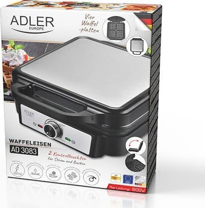 Adler Βαφλιέρα 4 Θέσεων σε Ορθογώνιο Σχήμα 1600W - Image 6